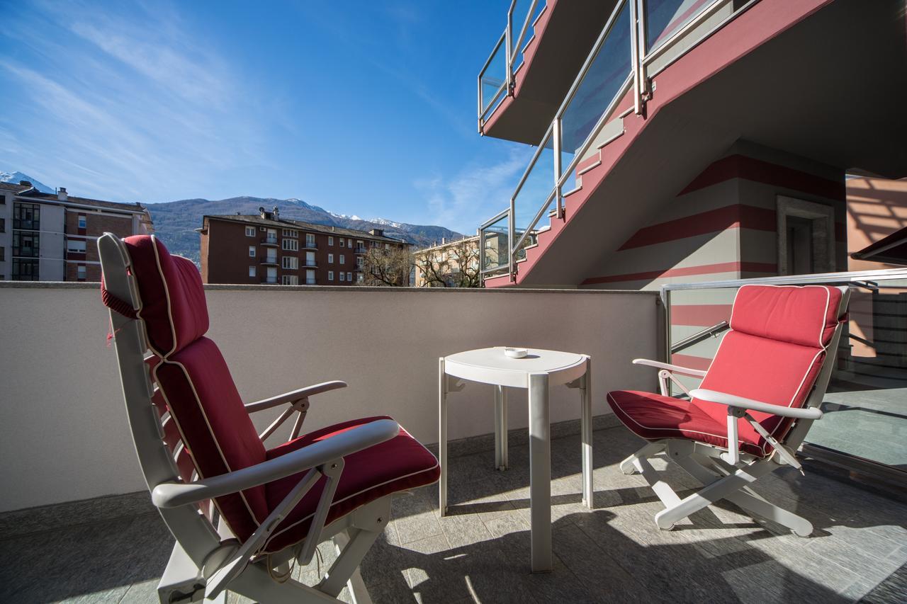 Piazzi House Lejlighedshotel Sondrio Eksteriør billede